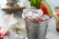Watermelon Mint Julep Cocktail Recipe for Summer Sipping