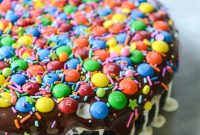 Confetti Ice Cream Fudge Pie with M&M’s