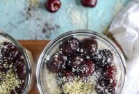 Butter-Roasted Cherry Swirl Overnight Oats Recipe