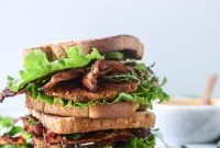Bacon Fried Green Tomato BLT with Zesty Special Sauce