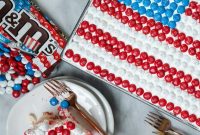 Red, White & Blue Poke Cake with M&M’s — Patriotic Dessert Video