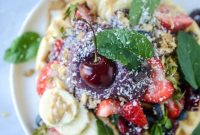 Acai Waffle Sundae Recipe: Fresh Berry & Honey Drizzle