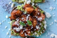 Grilled Shrimp and Lime Avocado Toast Recipe