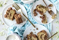Zucchini Coffee Cake Loaf with Cinnamon Streusel