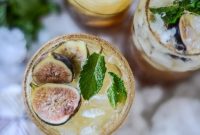 Apple Mint Shrub Recipe for Maple Fig Bourbon Soda
