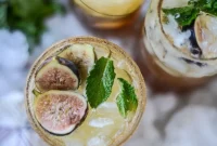 Apple Mint Shrub Recipe for Maple Fig Bourbon Soda