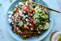 One-Pot Chicken Burrito Rice Skillet: Quick Flavorful Meal
