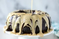 Chocolate Fudge Cake with Pernod Caramel Cream Icing Recipe