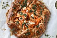 Caramelized Shallot and Sweet Potato Galette Recipe
