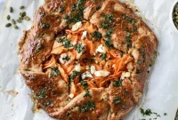 Caramelized Shallot and Sweet Potato Galette Recipe