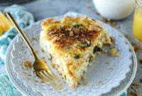 Spiralized Sweet Potato, Kale & Bacon Quiche Recipe