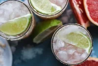 Spicy Chili Salt Pink Grapefruit Margarita Recipe