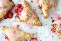 Strawberry Pistachio Mini Turnovers – Flaky Jam-Filled Pastries