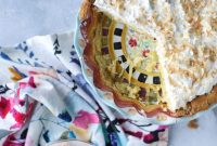 Coconut Custard Pie with Silky Coconut Whipped Cream