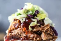 Cherry Chipotle Pulled Pork with Smoky BBQ Sauce