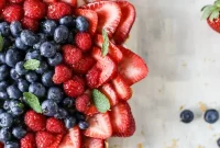 Triple-Berry Star No-Bake Cheesecake Tart (Video)