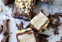 Salted Peanut Butter Ice Cream Bars Recipe — Creamy Frozen Treat