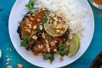 Thai Skillet Pork Chops with Coconut Jasmine Rice