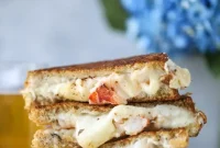 Tarragon Garlic Butter Lobster Grilled Cheese Sandwich