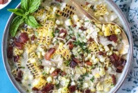 Grilled Corn, Chicken & Bacon Beer Chowder Recipe