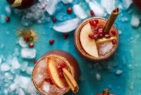 Sparkling Pomegranate Cider Punch Recipe for Fall Gatherings