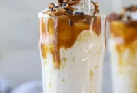Salted Caramel Yogurt Milkshakes (Video)