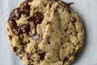 Salted Dark Chocolate Chunk Cookie Recipe for Perfect Chews