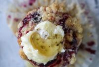 Cranberry Swirl Crumble Muffins Recipe for Fall Baking