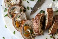 Butternut, Apple & Goat Cheese Stuffed Pork Tenderloin Recipe