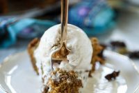 Pumpkin Coffee Cake with Chai-Spiced Ice Cream