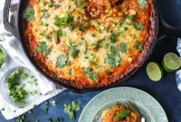 Cheesy Chicken Tamale Pie Recipe: Comforting Mexican Casserole