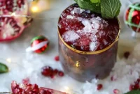 Pomegranate Cranberry Mint Julep Recipe for Festive Cocktails