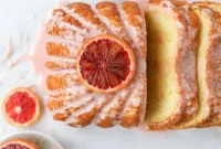Blood Orange Yogurt Cake Recipe with Zesty Glaze