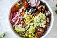 Caramelized Chipotle Sweet Potato Burrito Bowls for Weeknight Meals