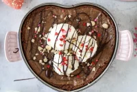 Amaretto Brownie Heart: Decadent Chocolate Dessert Recipe