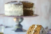 Pistachio Carrot Cake with Cream Cheese Frosting Recipe