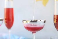 Sparkling Rosé Hibiscus Mimosa Recipe for Brunch