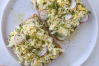 Shaved Egg and Avocado Toast Recipe for Brunch and Breakfast
