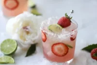 Smoked Strawberry Mezcal Margarita Recipe: Smoky Fruit Cocktail