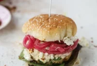 Mediterranean Turkey Burgers with Tangy Artichoke Feta Spread