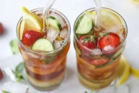 Sparkling Rosé Pimm’s Cups Recipe for Summer Cocktails