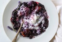 Black Raspberry and Lavender Cobbler Recipe for Summer Desserts