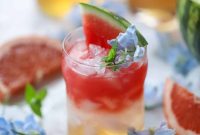 Watermelon Grapefruit Paloma Cocktail Recipe