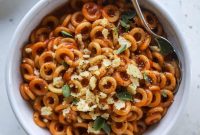 Crunchy Manchego Spaghettios: Homemade Comfort Pasta Recipe