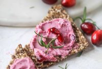 Whipped Cranberry and Goat Cheese Spread for Holiday Appetizers