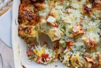 Pepperoni Roll Breakfast Strata Recipe for Savory Brunch