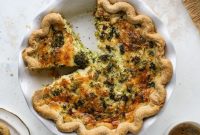 Broccoli Cheddar Quiche Recipe: Flaky Crust and Creamy Filling