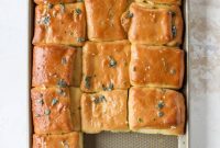 Garlic Herb Butter Parker House Rolls Recipe