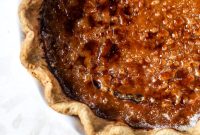 Bourbon Brûlée Pumpkin Pie Recipe for Holiday Desserts