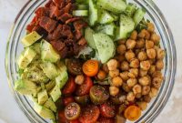 Chickpea Bacon Ranch Chopped Salad Recipe